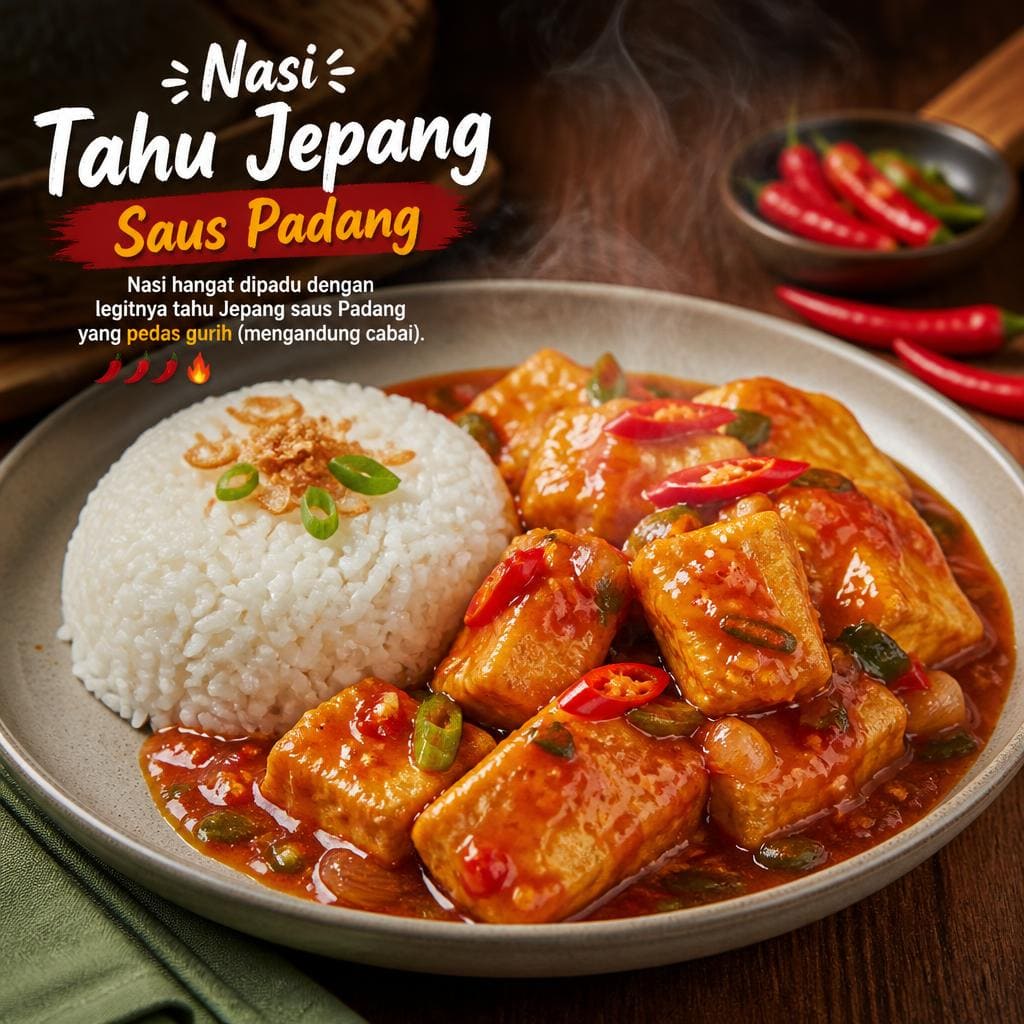 Nasi Tahu Jepang Saus Padang D’ Cost Seafood